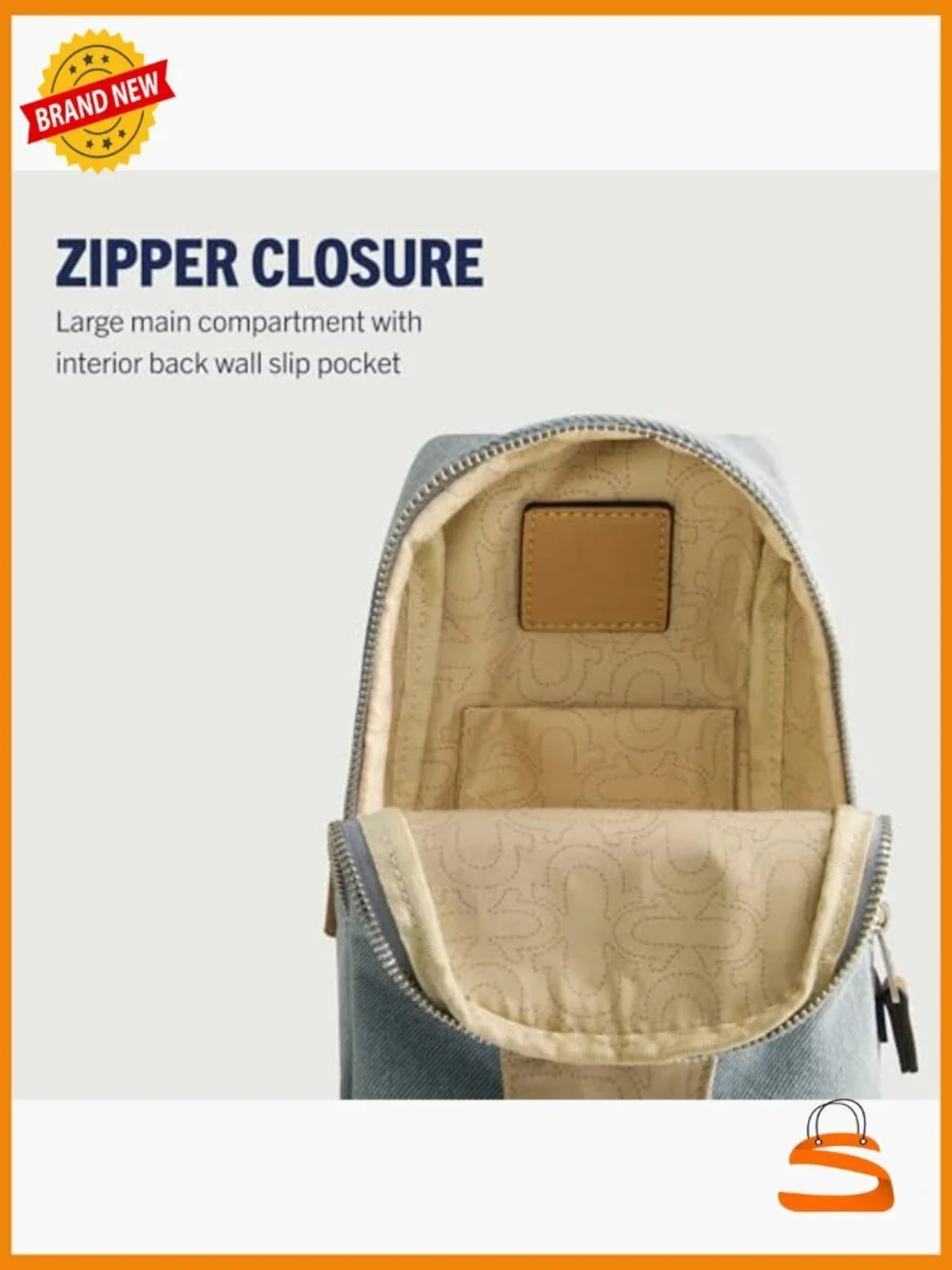 Sling Bag Small Travel Backpack Adjustable Crossbody Strap